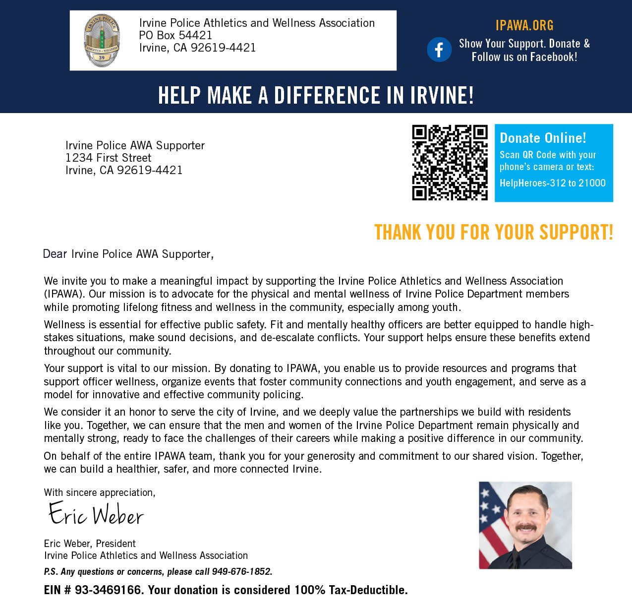 Donation Letter