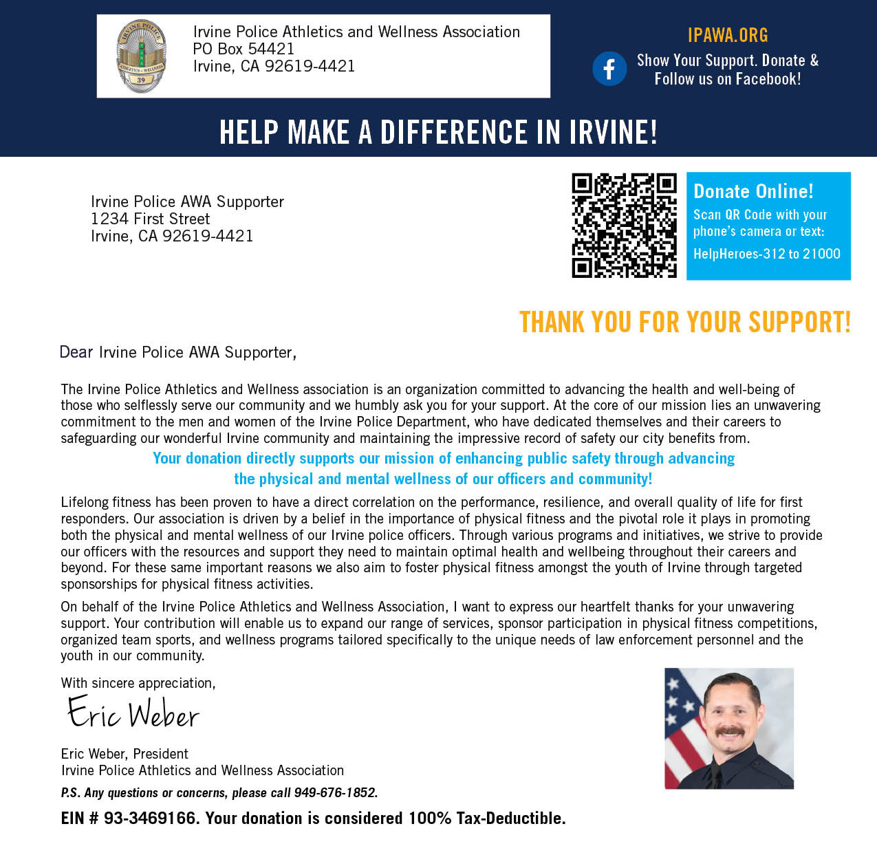 Donation Letter